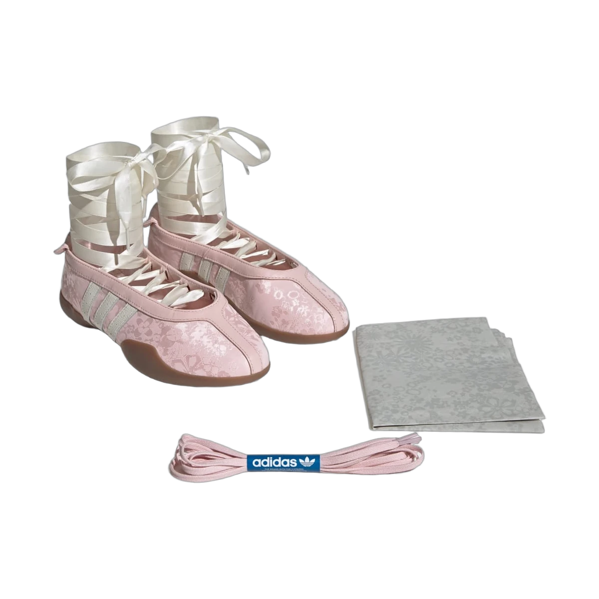 Overkicks - Adidas Taekwondo Mei Ballet Liberty London Pink Floral Gum (IH6915) - vista trasera