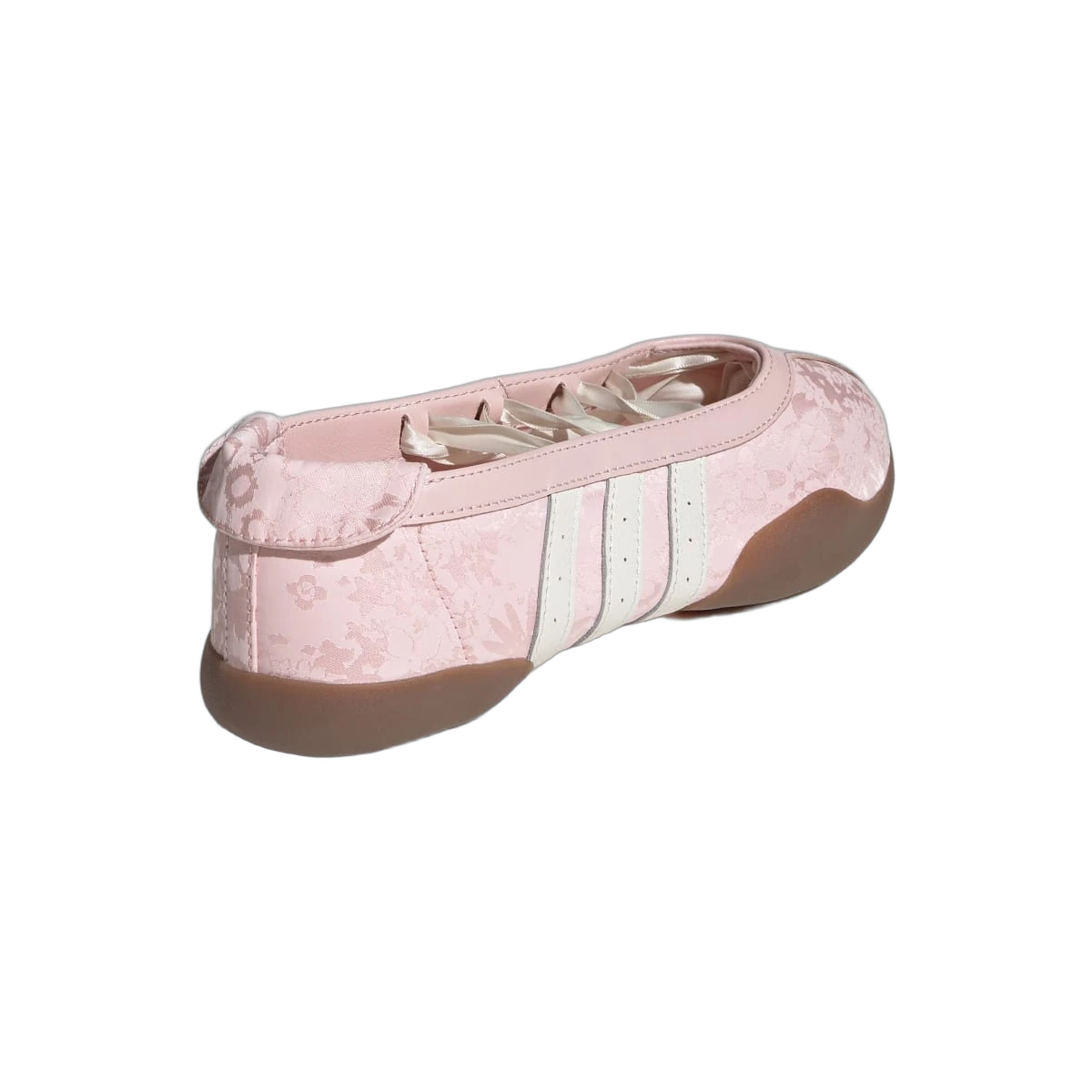 Overkicks - Adidas Taekwondo Mei Ballet Liberty London Pink Floral Gum (IH6915) - detalle talon