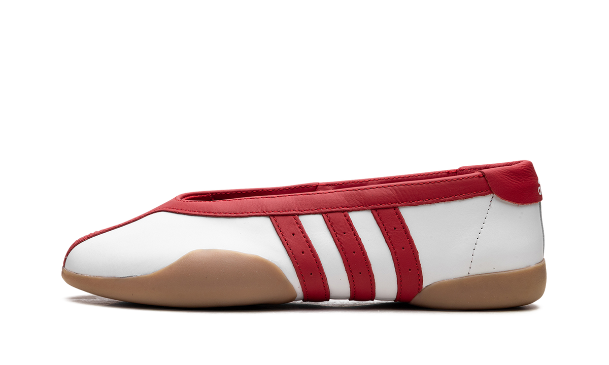 Overkicks - Adidas Taekwondo Mei Ballet White Better Scarlet (JQ0960) - vista lateral