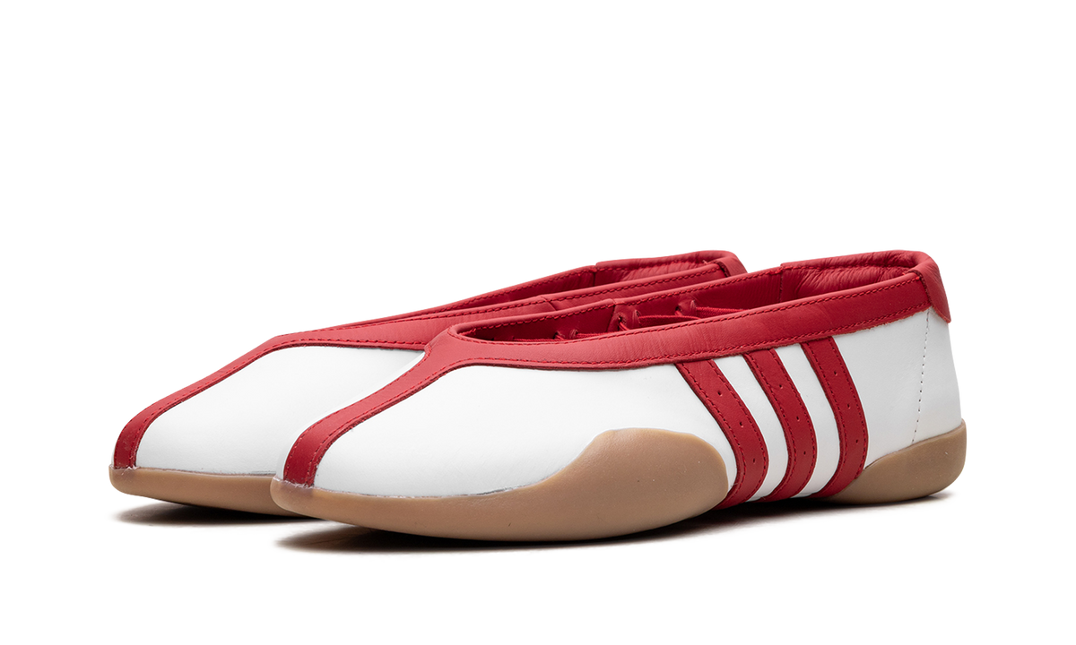 Overkicks - Adidas Taekwondo Mei Ballet White Better Scarlet (JQ0960) - vista trasera