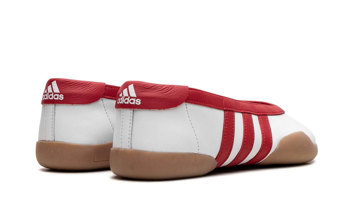 Overkicks - Adidas Taekwondo Mei Ballet White Better Scarlet (JQ0960) - par completo
