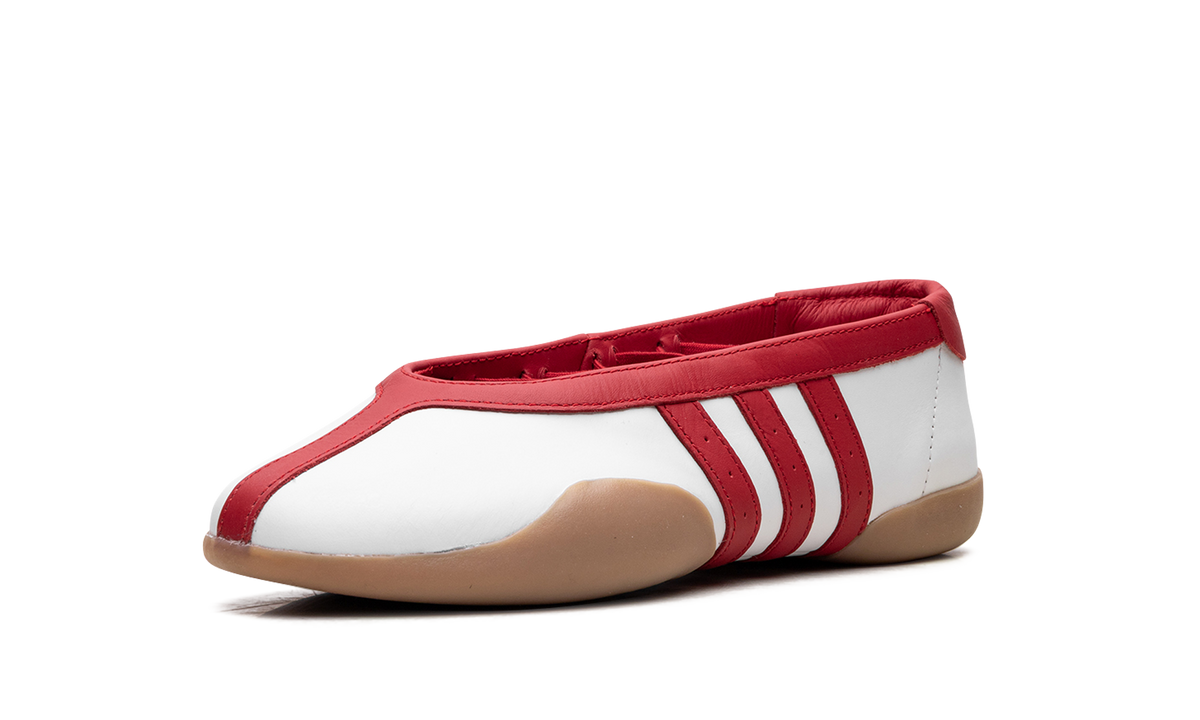 Overkicks - Adidas Taekwondo Mei Ballet White Better Scarlet (JQ0960) - detalle suela