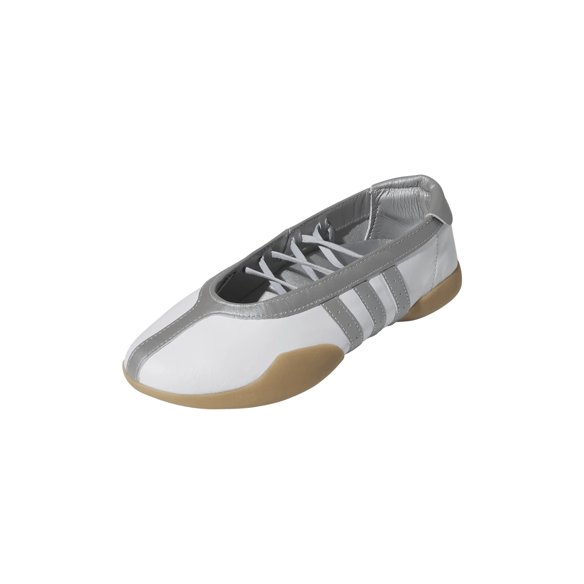 Overkicks - Adidas Taekwondo Mei Ballet White Silver Metallic (JQ6438) - vista trasera