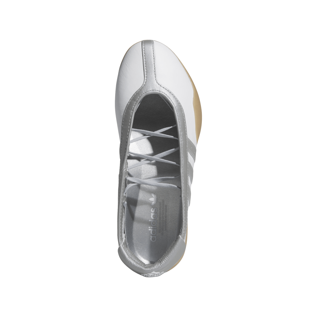Overkicks - Adidas Taekwondo Mei Ballet White Silver Metallic (JQ6438) - par completo
