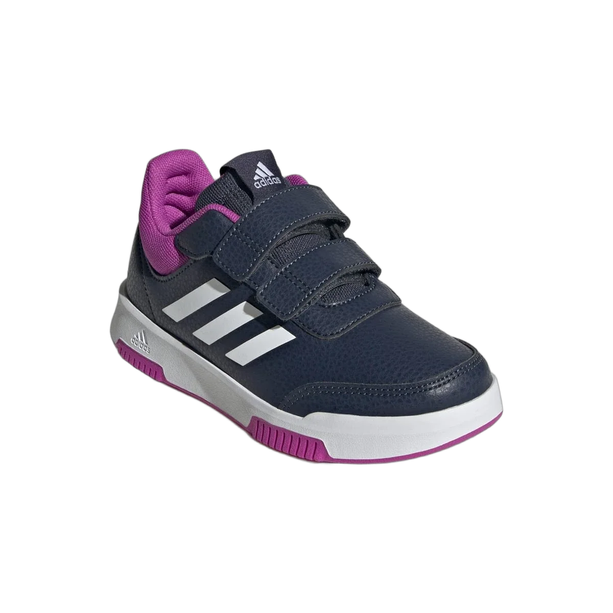 Overkicks - Adidas Tensaur Hook And Loop Shadow Navy Cloud White Flash Pink (GS) (JH9541) - imagen 4