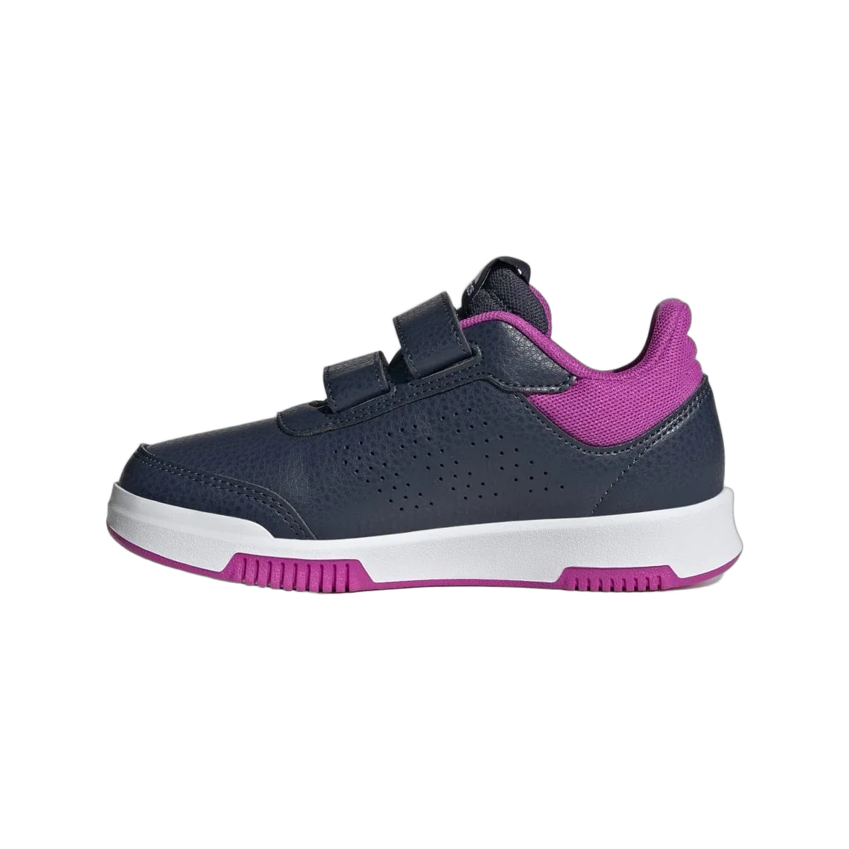 Overkicks - Adidas Tensaur Hook And Loop Shadow Navy Cloud White Flash Pink (GS) (JH9541) - imagen 6