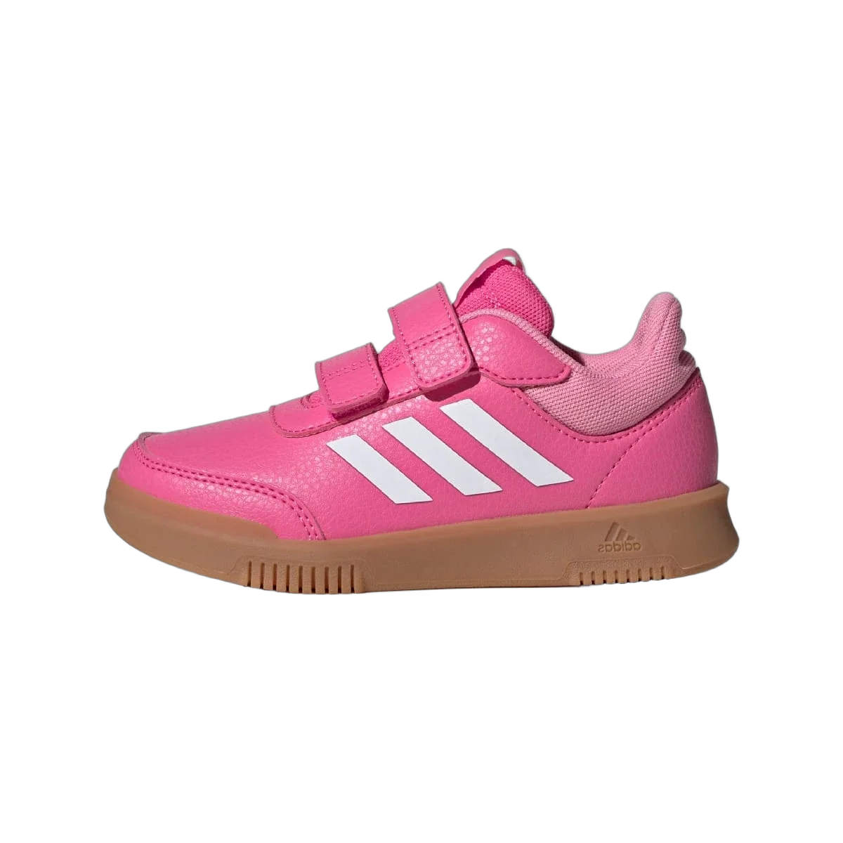 Overkicks - Adidas Tensaur Run Hook And Loop Pulse Magenta Cloud White Bliss Pink (GS) (IF1728) - vista lateral