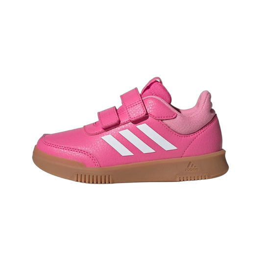 Overkicks - Adidas Tensaur Run Hook And Loop Pulse Magenta Cloud White Bliss Pink (GS) (IF1728) - vista lateral