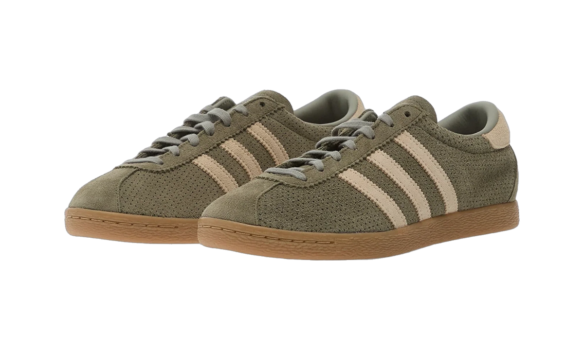 Overkicks - Adidas Tobacco Olive Strata (IH9113) - detalle talon