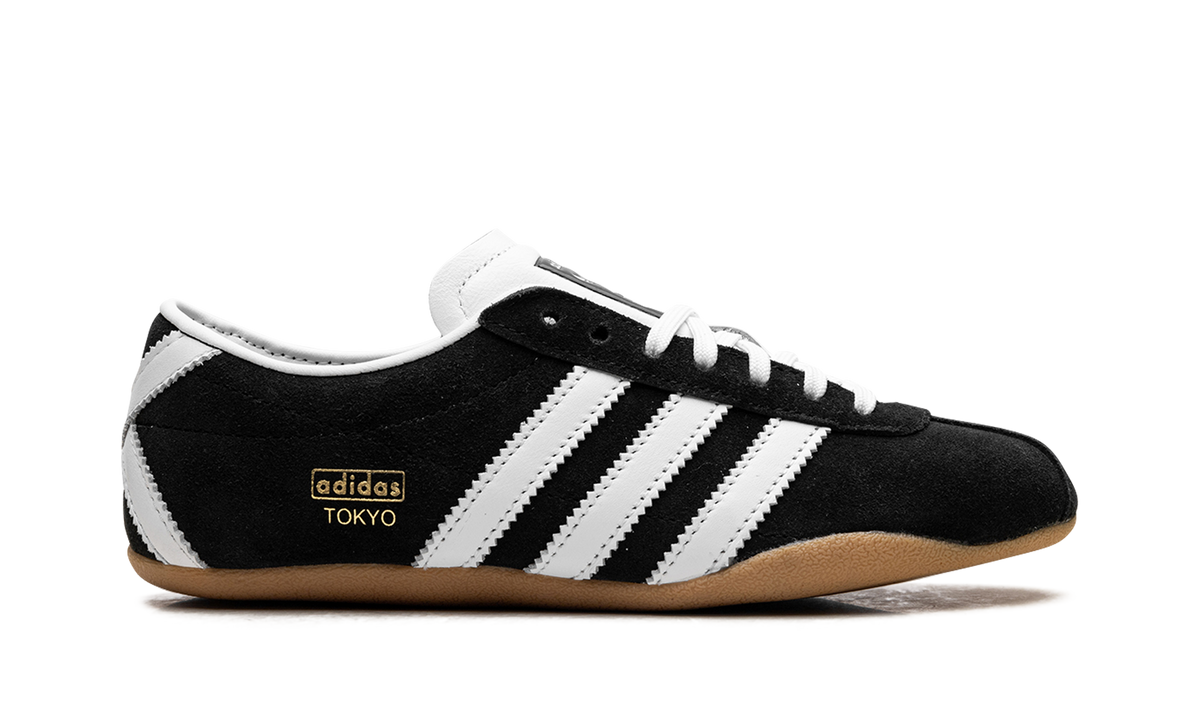 Overkicks - Adidas Tokyo Black White (Womens) (JI0183) - detalle talon