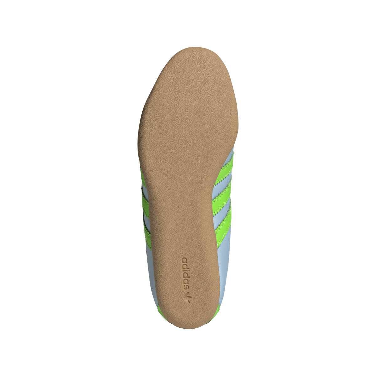 Overkicks - Adidas Tokyo Clear Sky Solar Green Gum (Womens) (JQ0582) - detalle suela