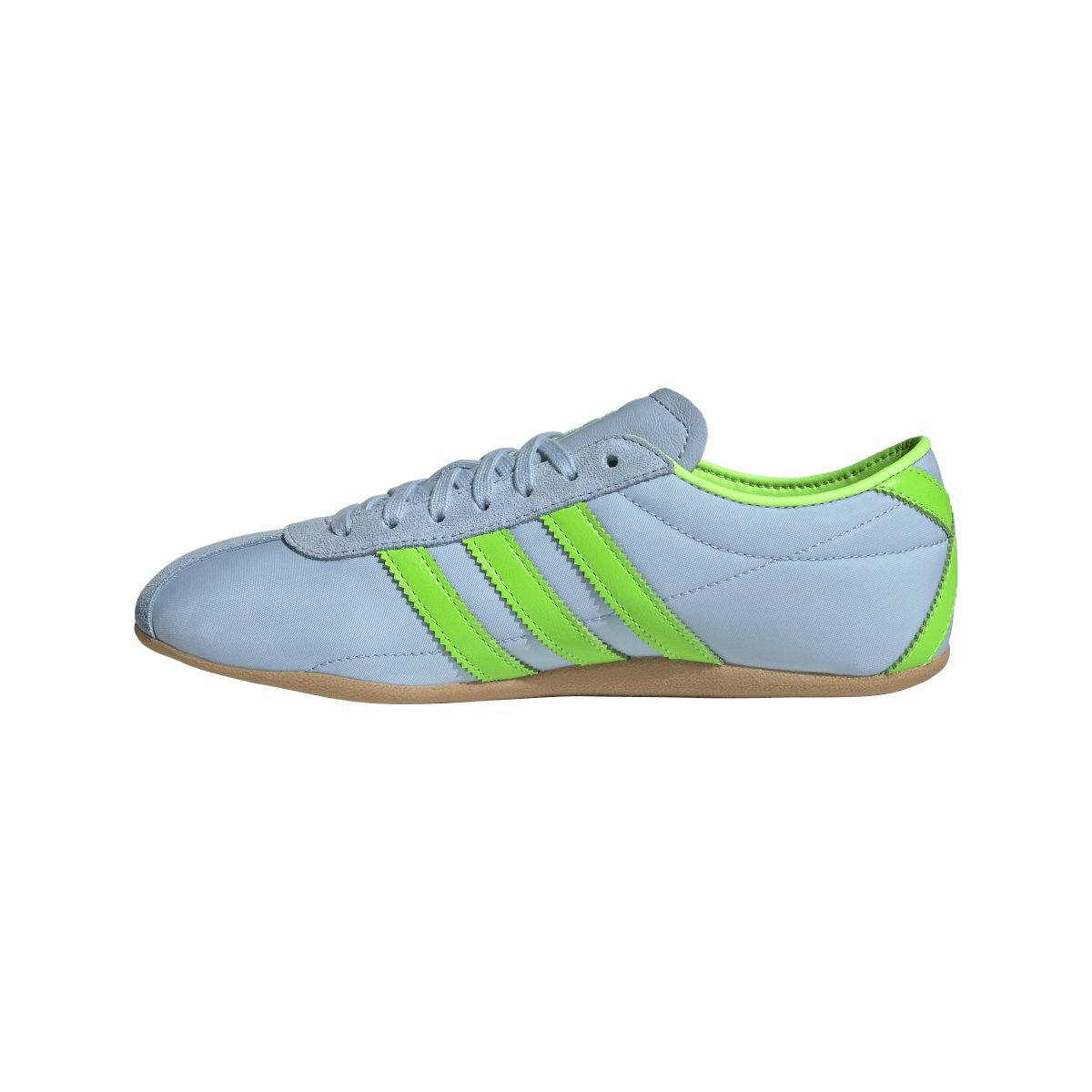 Overkicks - Adidas Tokyo Clear Sky Solar Green Gum (Womens) (JQ0582) - detalle talon