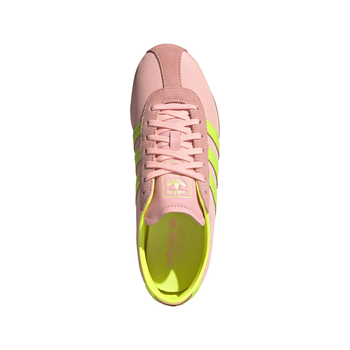 Overkicks - Adidas Tokyo Glow Pink Solar Yellow Gum (Womens) (JQ0584) - par completo