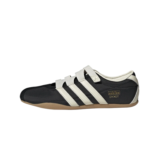 Overkicks - Adidas Tokyo MJ Black Cream White (Womens) (JR4790) - vista lateral