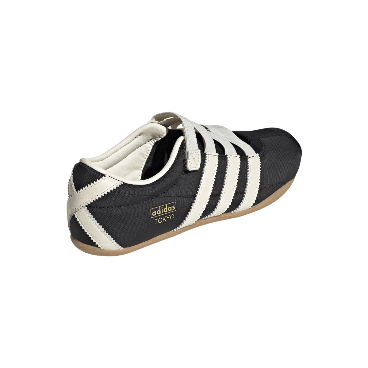 Overkicks - Adidas Tokyo MJ Black Cream White (Womens) (JR4790) - vista superior