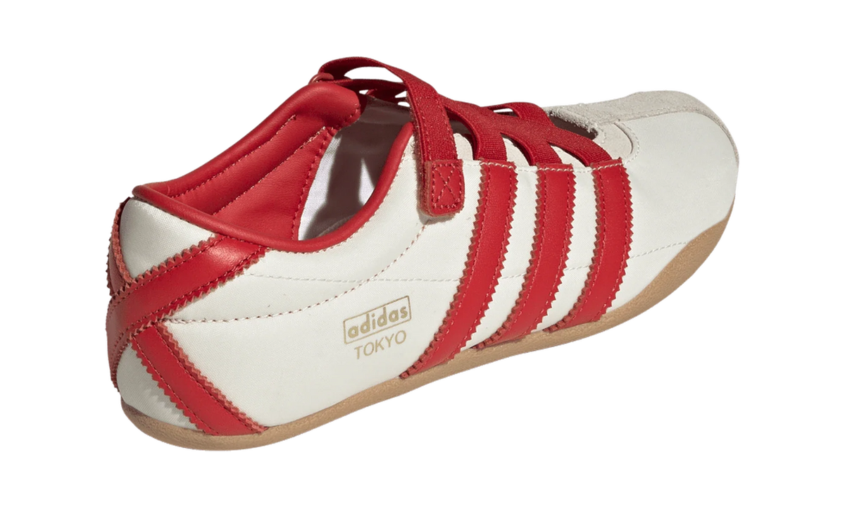 Overkicks - Adidas Tokyo MJ Cream White Red (Womens) (IH3999) - vista superior