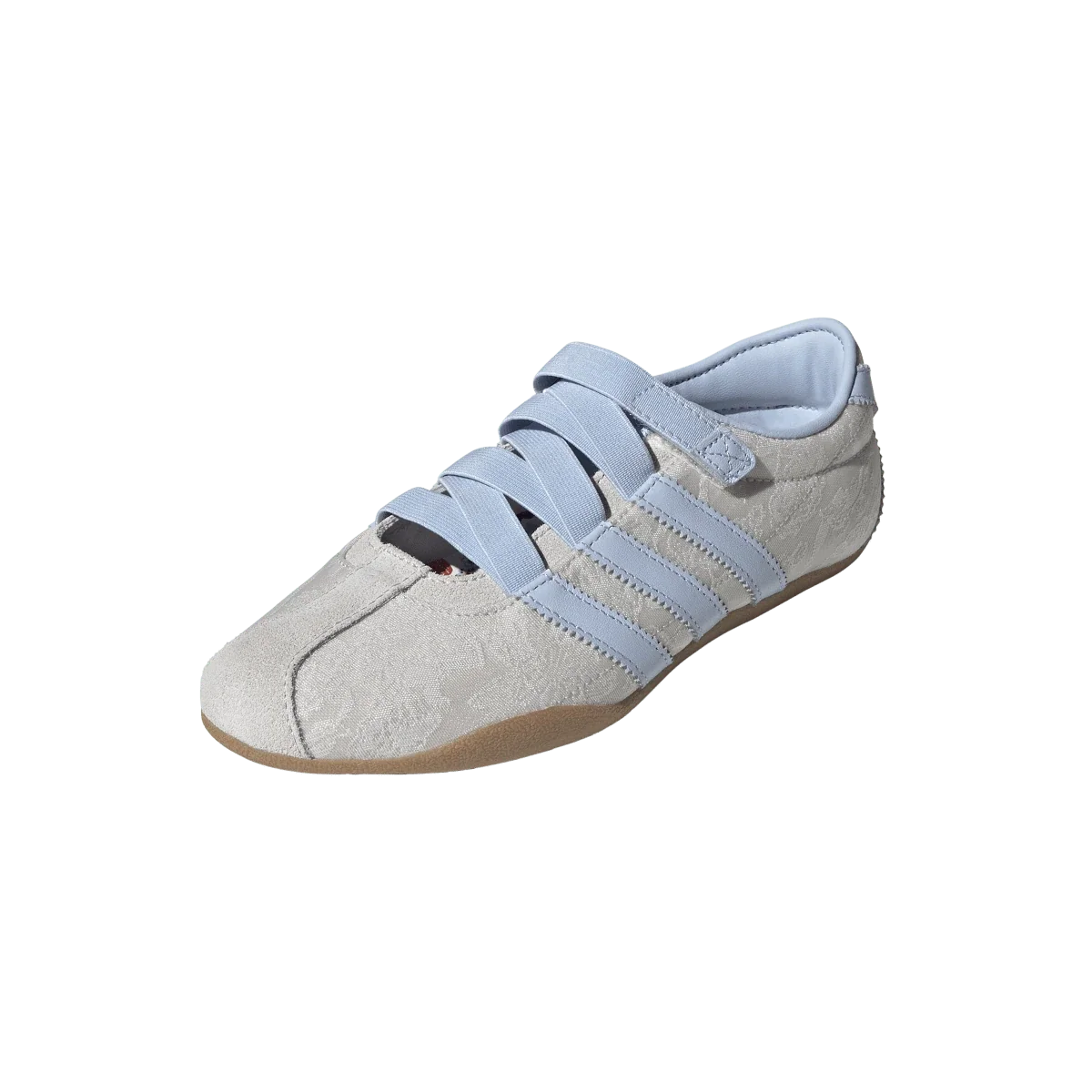 Overkicks - Adidas Tokyo MJ Liberty London Chalk Pearl Crystal Sky (Womens) (IH4532) - vista trasera