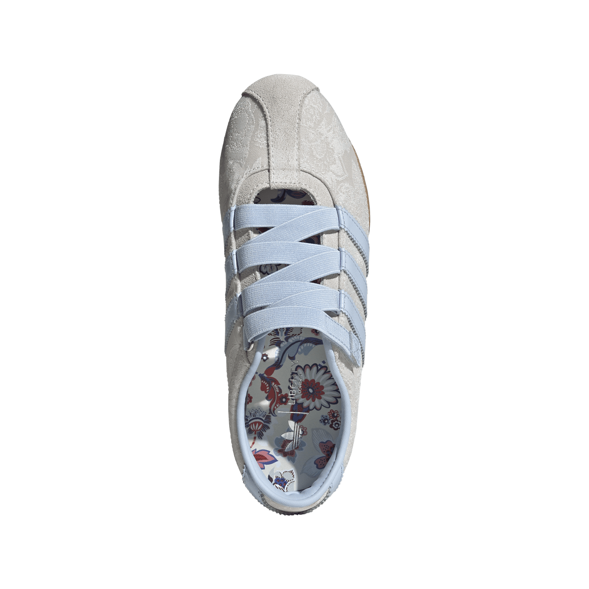 Overkicks - Adidas Tokyo MJ Liberty London Chalk Pearl Crystal Sky (Womens) (IH4532) - detalle suela