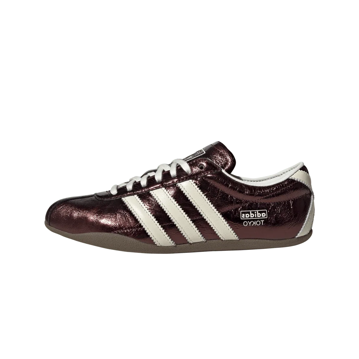 Overkicks - Adidas Tokyo Maroon Off White (Womens) (KK0033) - vista lateral