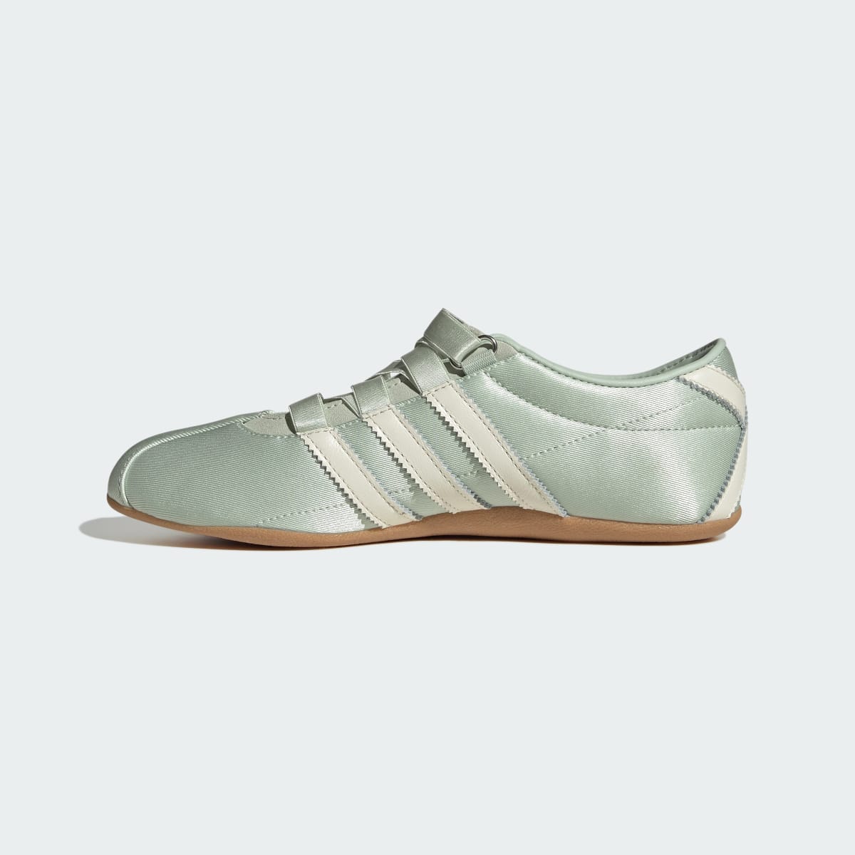 Overkicks - Adidas Tokyo Mary Jane Linen Green Off White (Womens) (KJ8377) - detalle talon