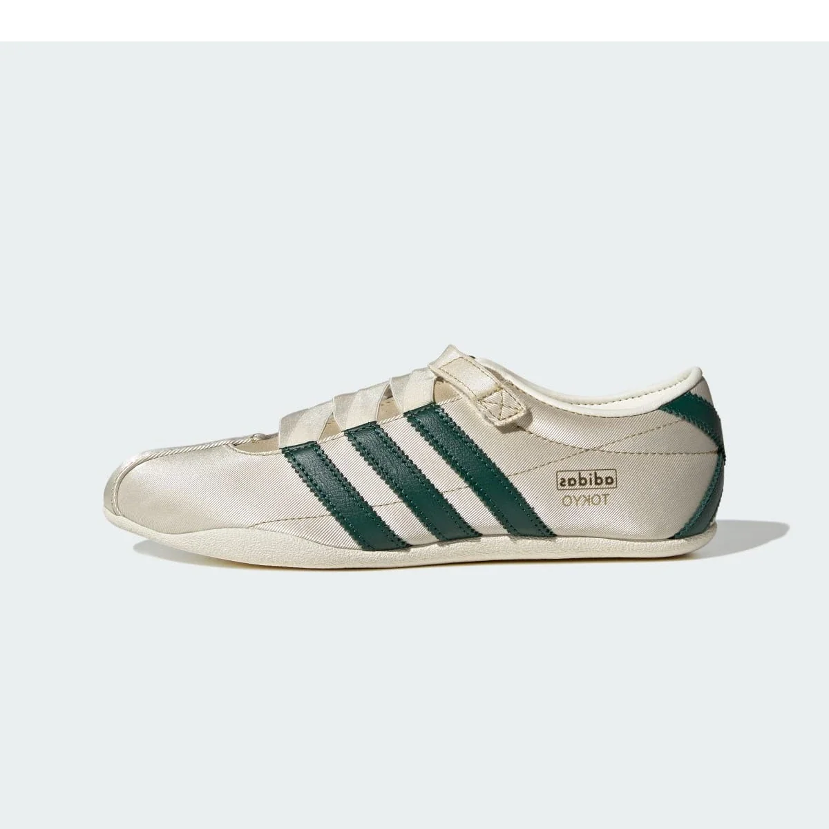 Overkicks - Adidas Tokyo Mary Jane Thermal Chrome Collegiate Green (Womens) (KJ8376) - vista lateral