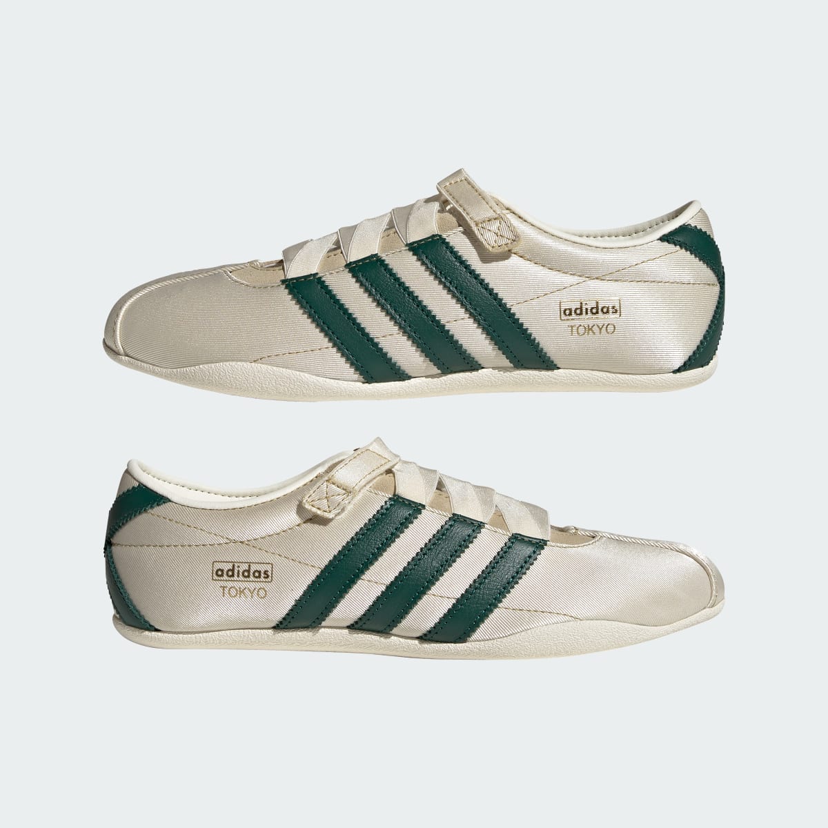Overkicks - Adidas Tokyo Mary Jane Thermal Chrome Collegiate Green (Womens) (KJ8376) - detalle lateral interior