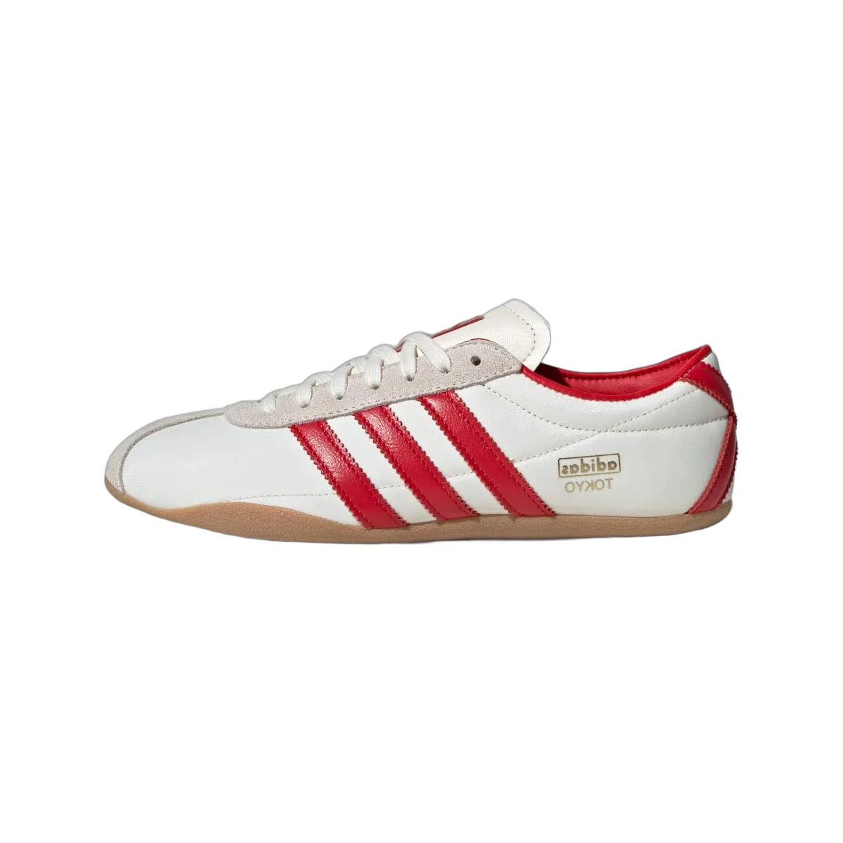 Overkicks - Adidas Tokyo Off White Better Scarlet Gum (Womens) (JI3300) - vista lateral