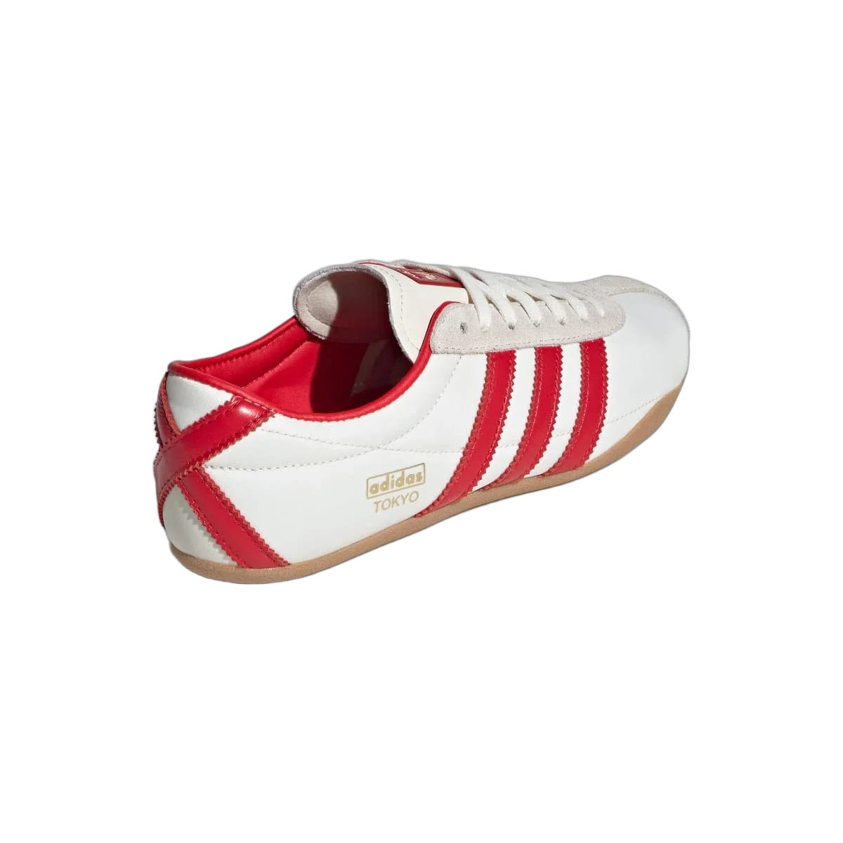 Overkicks - Adidas Tokyo Off White Better Scarlet Gum (Womens) (JI3300) - vista superior