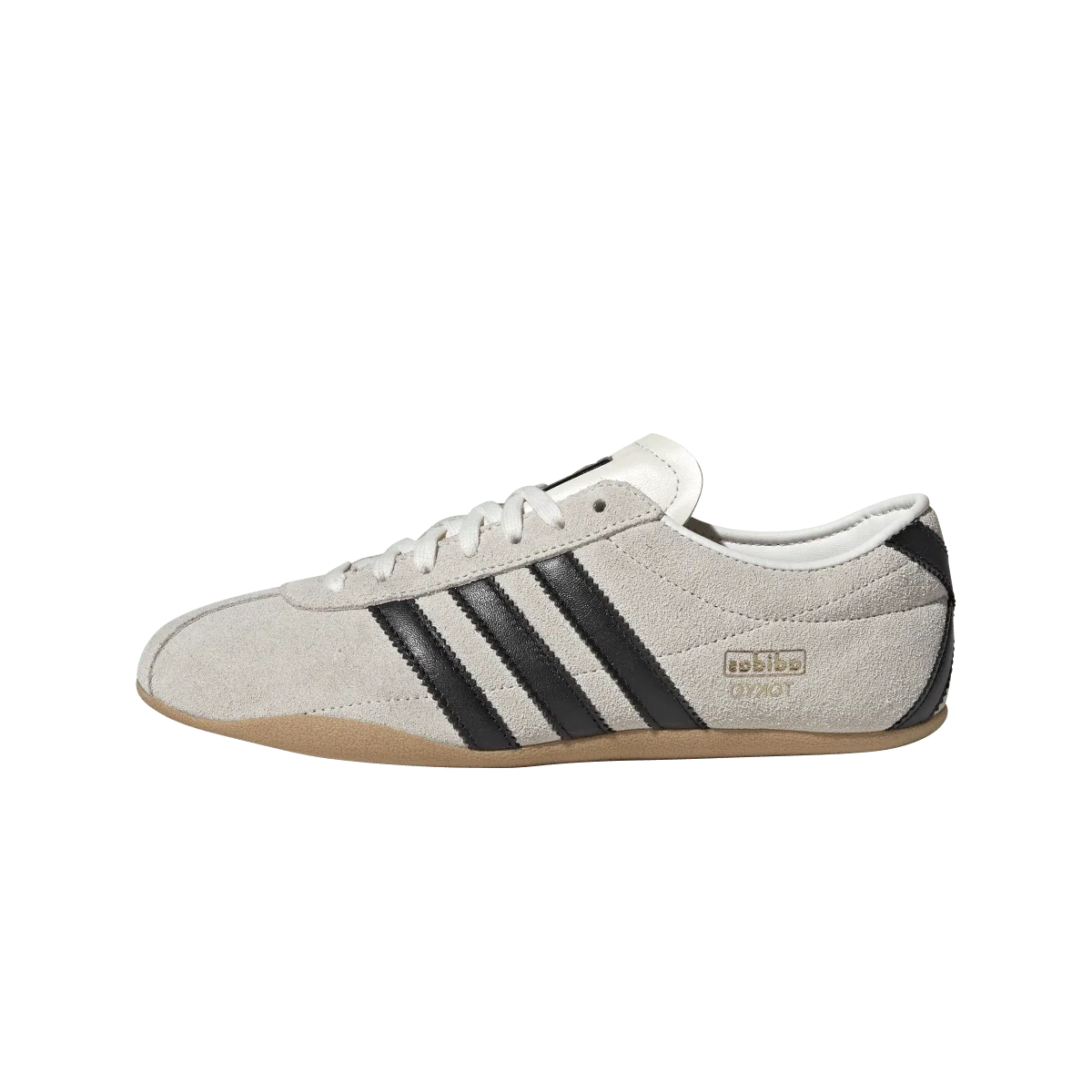 Overkicks - Adidas Tokyo Off White Black (Womens) (JI0182) - vista lateral
