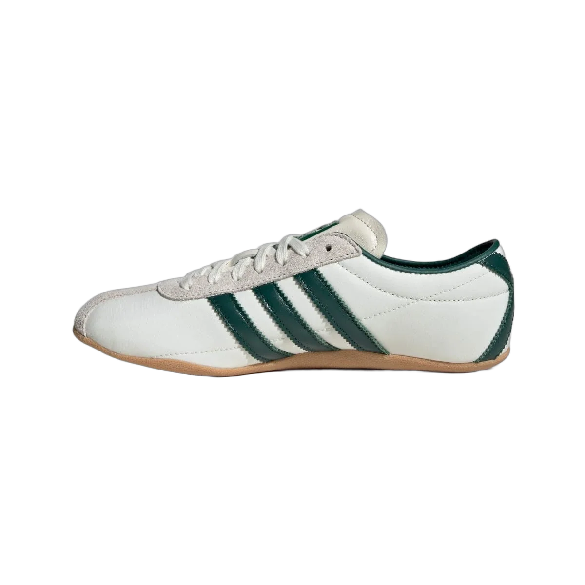 Overkicks - Adidas Tokyo Off White Collegiate Green Gold Metallic (Womens) (JP9705) - detalle talon