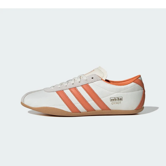 Overkicks - Adidas Tokyo Off White Dusky Orange (Womens) (IH3993) - vista lateral