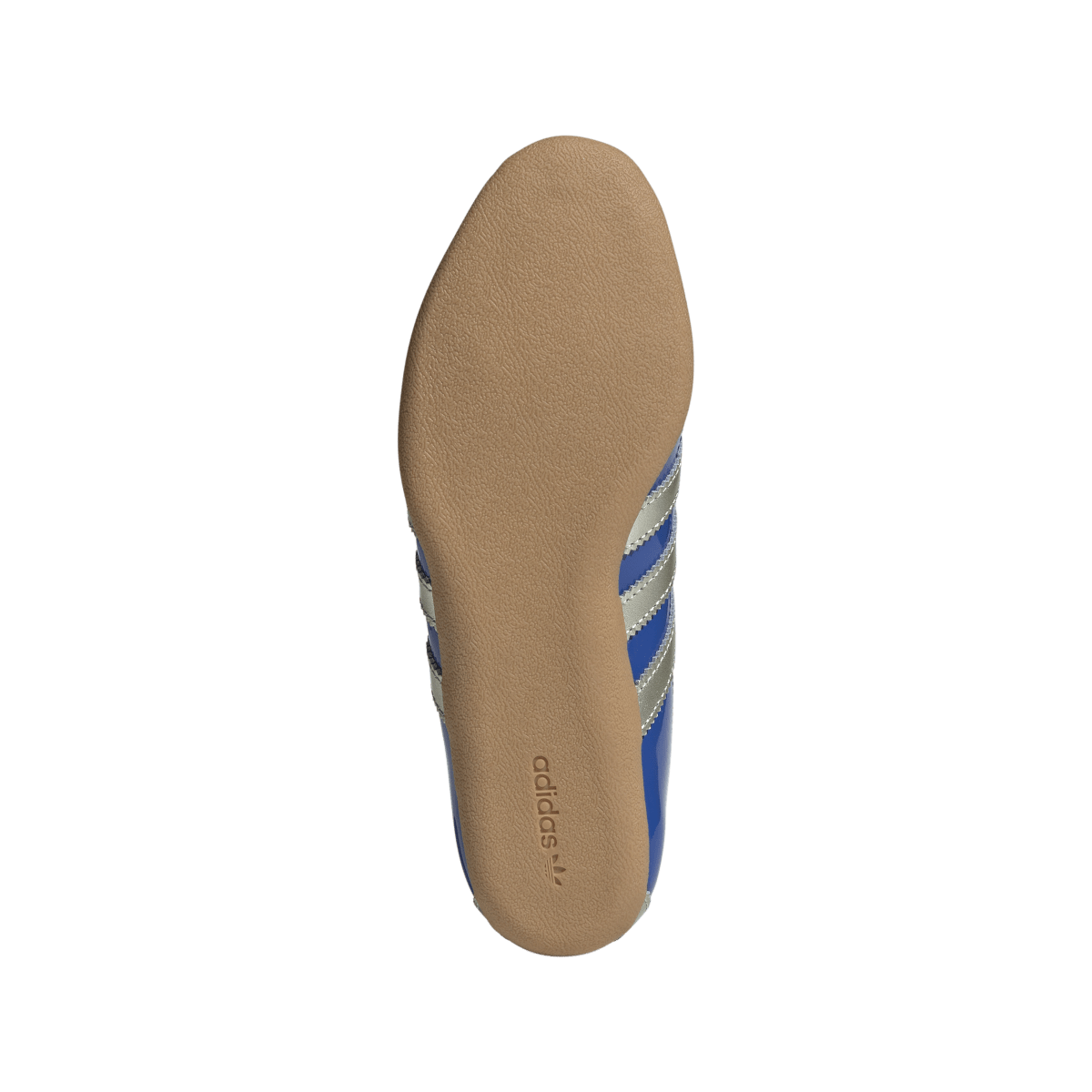 Overkicks - Adidas Tokyo Patent Blue Alumina (Womens) (JQ0595) - detalle suela
