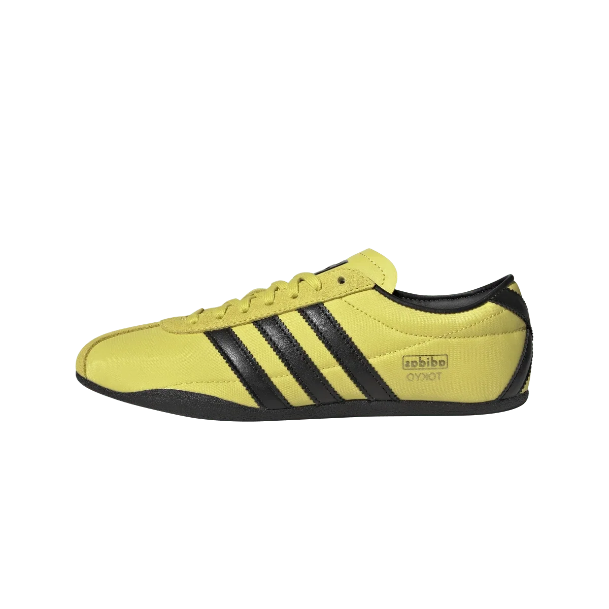 Overkicks - Adidas Tokyo Pure Sulfur Dark Brown Gold Metallic (Womens) (JI3299) - vista lateral