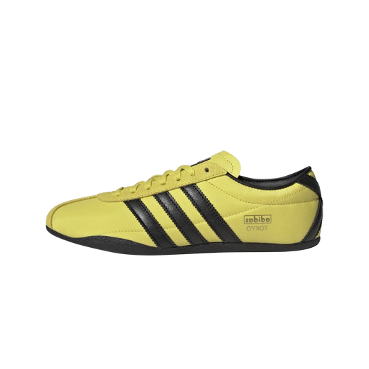 Overkicks - Adidas Tokyo Pure Sulfur Dark Brown Gold Metallic (Womens) (JI3299) - vista lateral