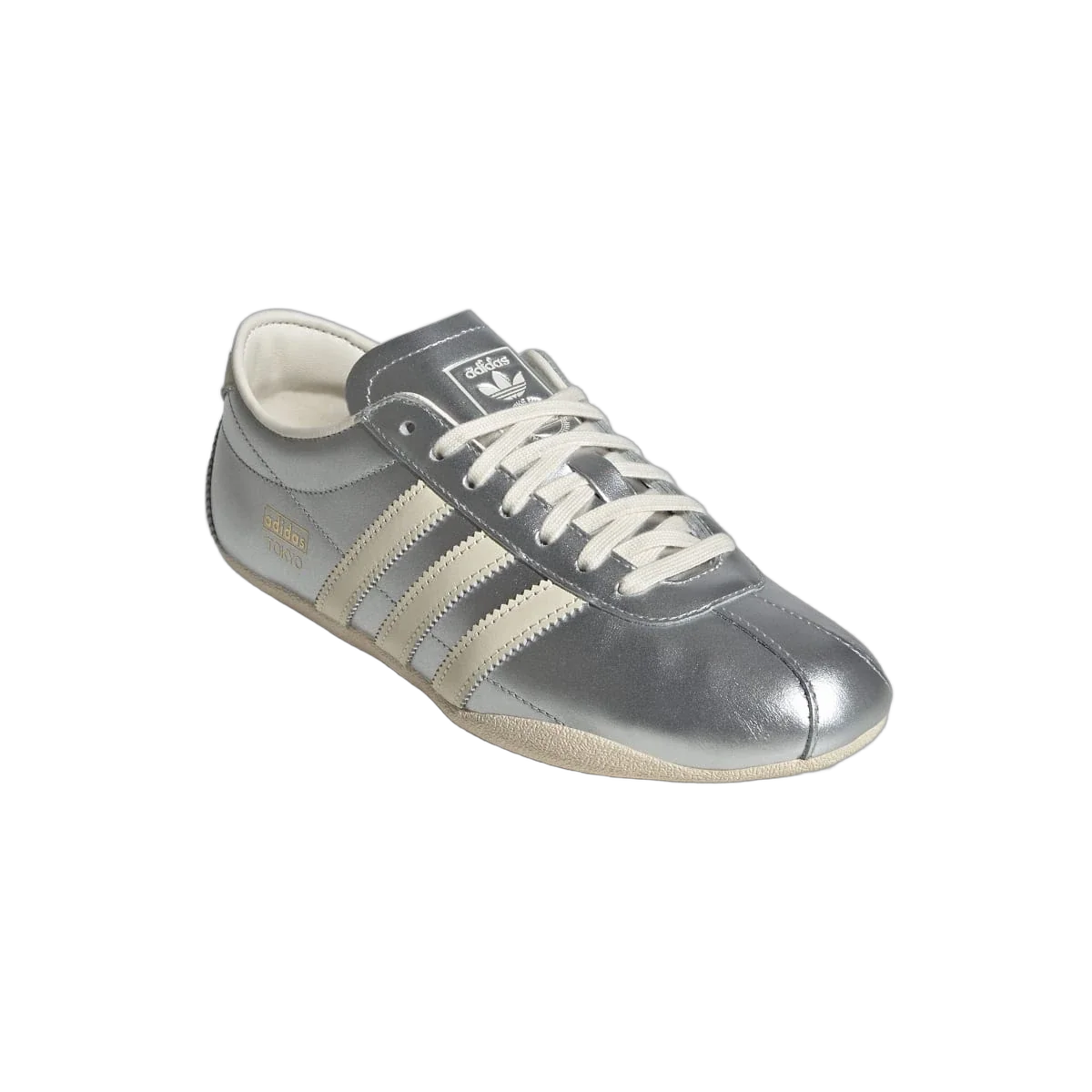 Overkicks - Adidas Tokyo Silver Metallic Cream White (Womens) (JQ0593) - detalle suela
