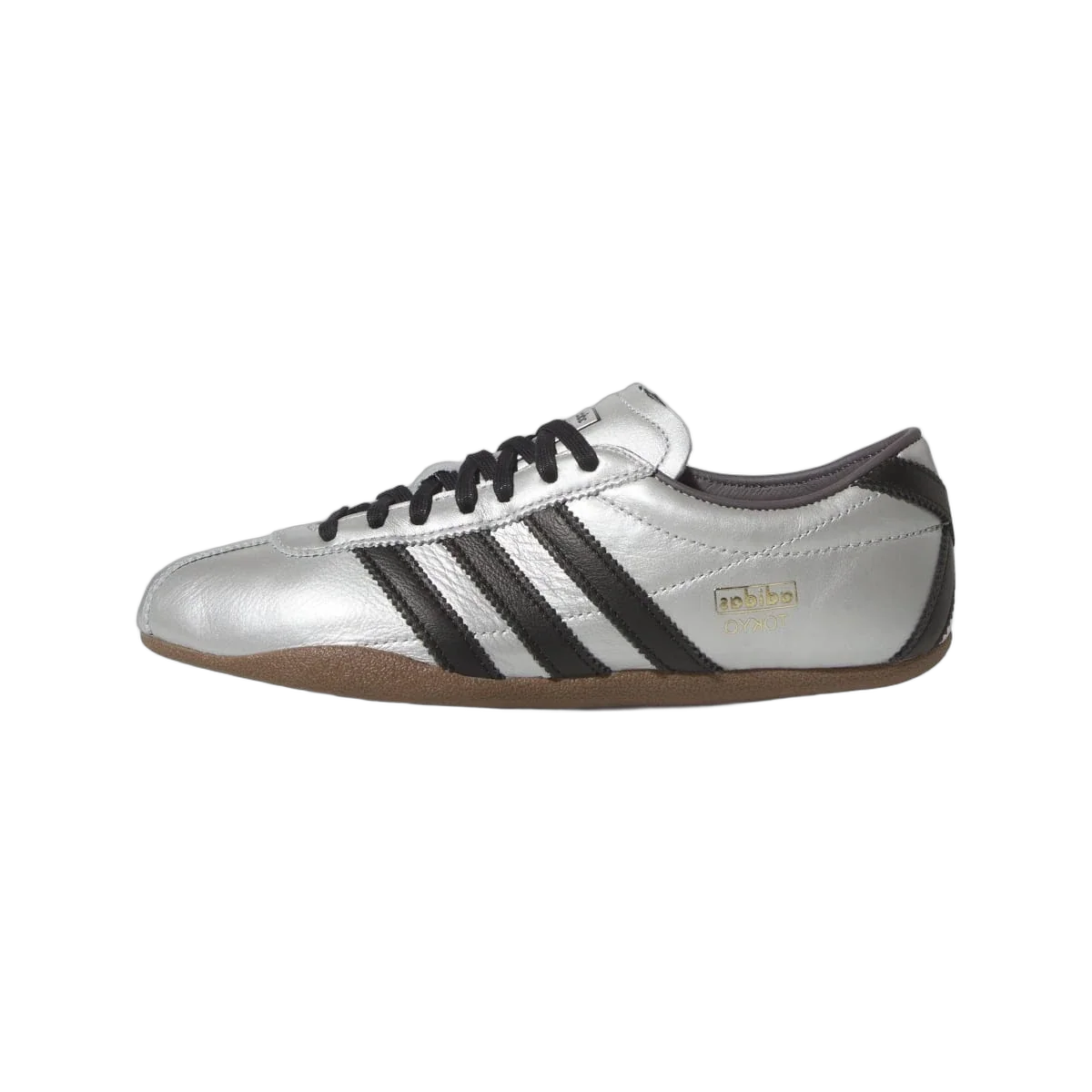 Overkicks - Adidas Tokyo Silver Metallic (Womens) (JQ3024) - vista lateral