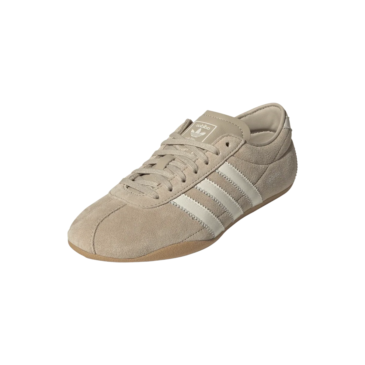 Overkicks - Adidas Tokyo Stone Khaki Off White Gum (Womens) (KI3583) - vista trasera