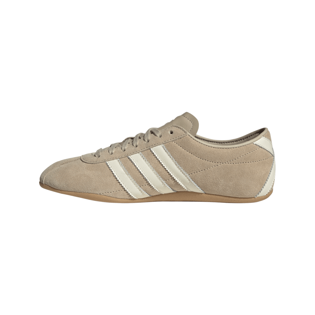 Overkicks - Adidas Tokyo Stone Khaki Off White Gum (Womens) (KI3583) - detalle talon