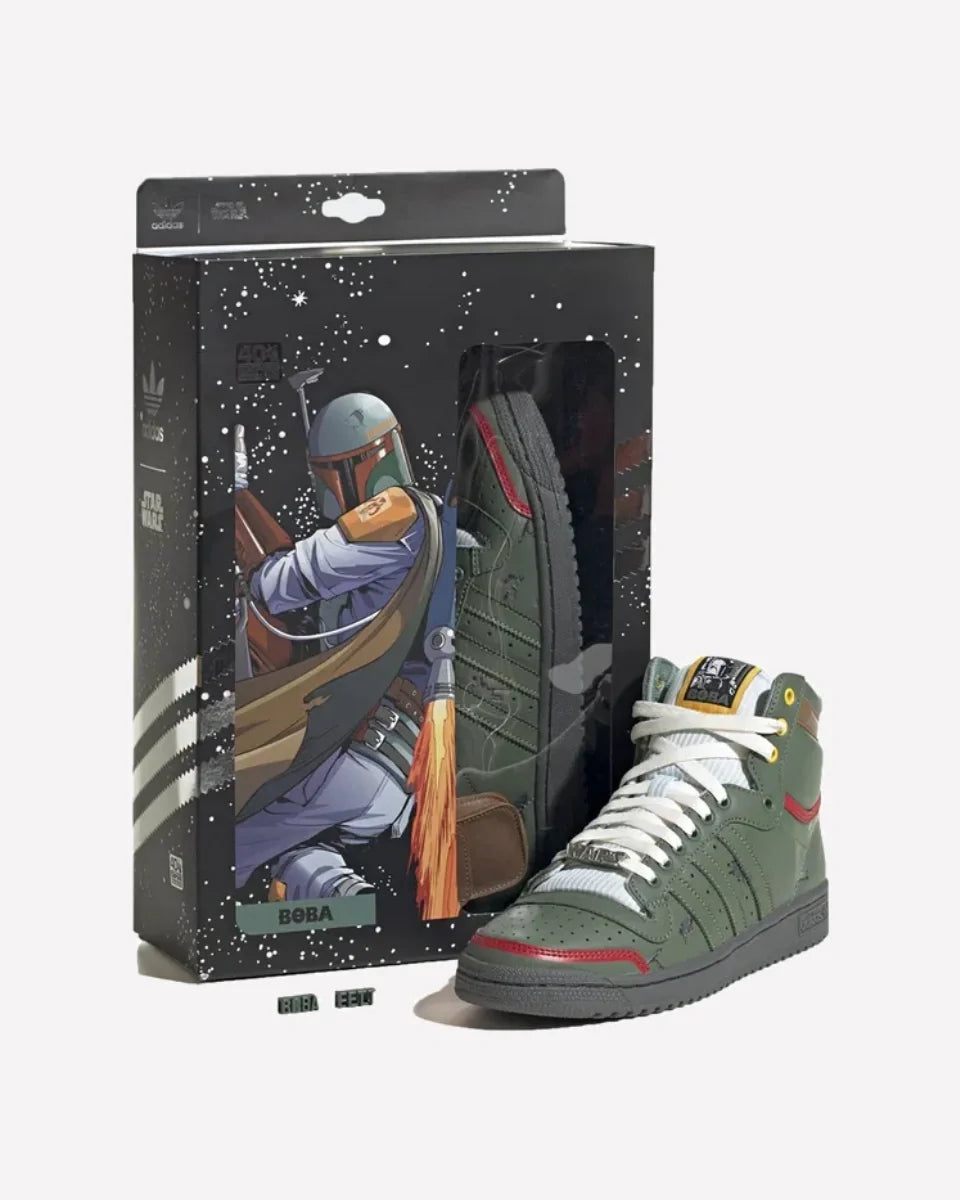 Overkicks - Adidas Top Ten Hi Star Wars Boba Fett (FZ3465) - imagen 2