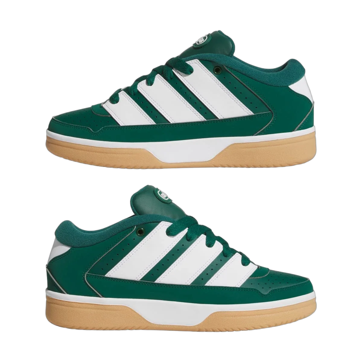 Overkicks - Adidas Turnaround Collegiate Green Cloud White Gum (JR1468) - detalle lateral interior
