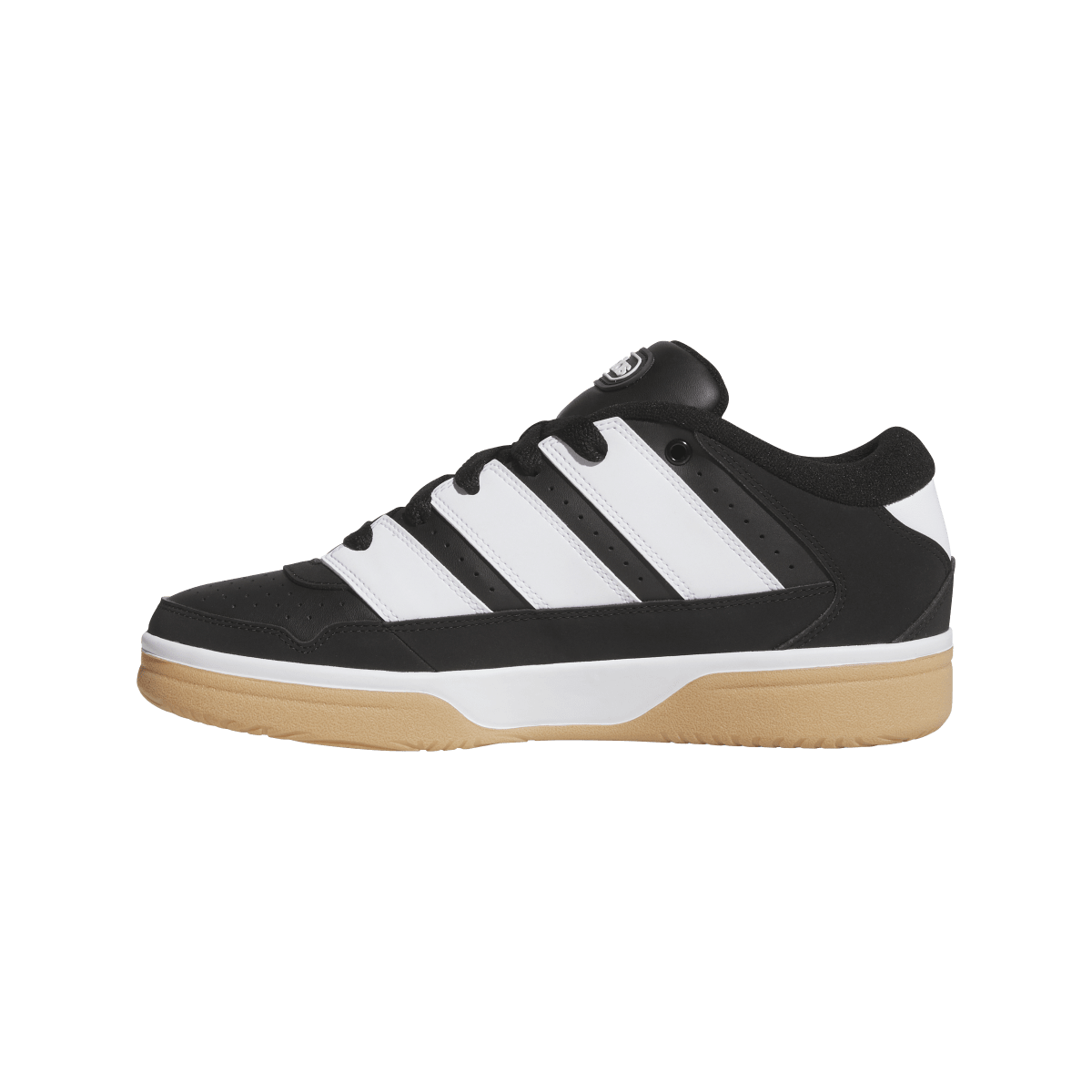 Overkicks - Adidas Turnaround Core Black Cloud White Gum (JR1469) - detalle talon
