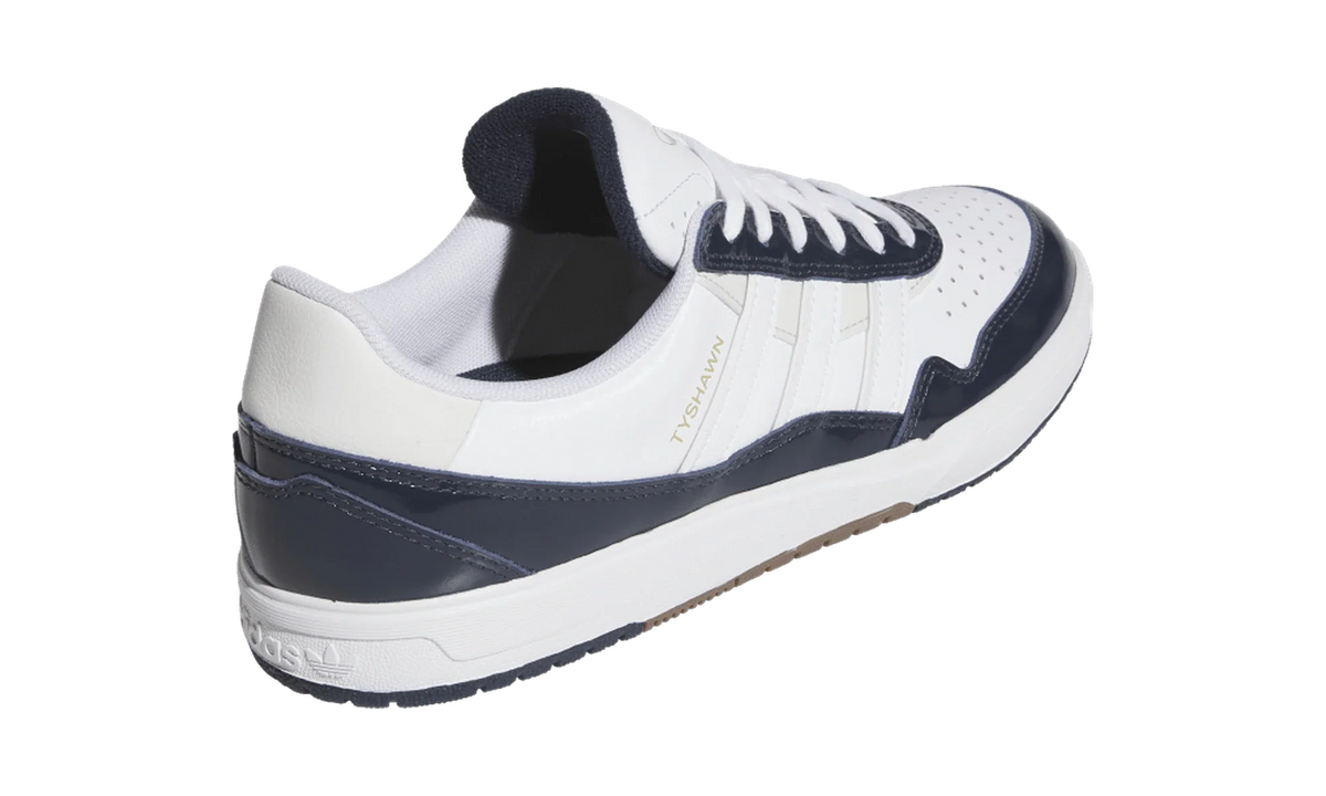 Overkicks - Adidas Tyshawn II White Collegiate Navy (JQ1131) - vista superior