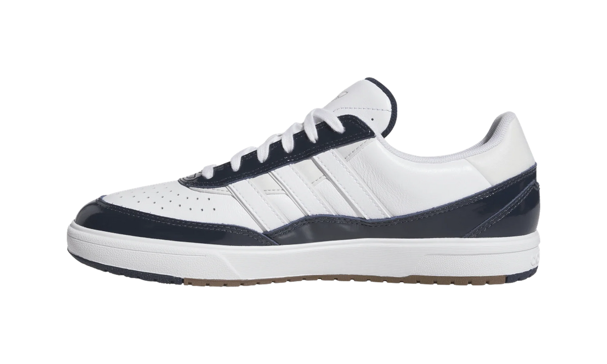 Overkicks - Adidas Tyshawn II White Collegiate Navy (JQ1131) - detalle talon
