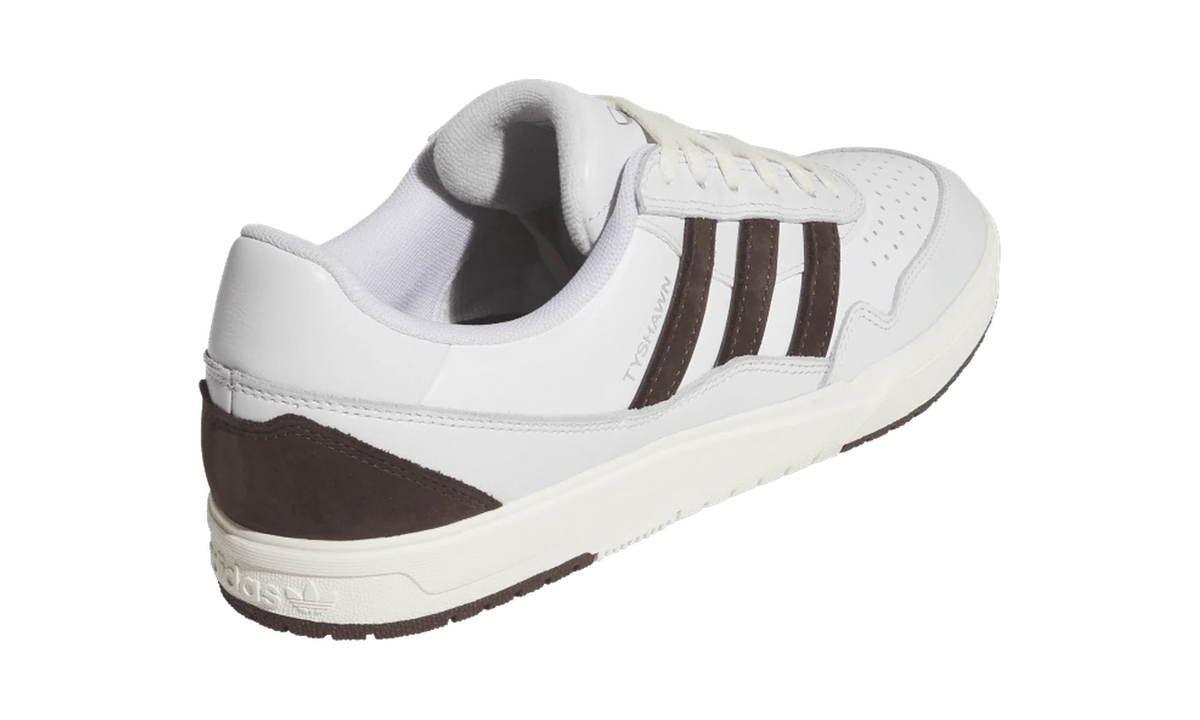Overkicks - Adidas Tyshawn II Zach Saraceno White Shadow Brown (JQ1620) - detalle talon