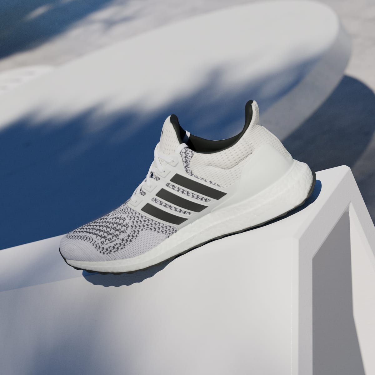 Overkicks - Adidas Ultra Boost 1.0 White Core Black (JR1987) - detalle lateral interior