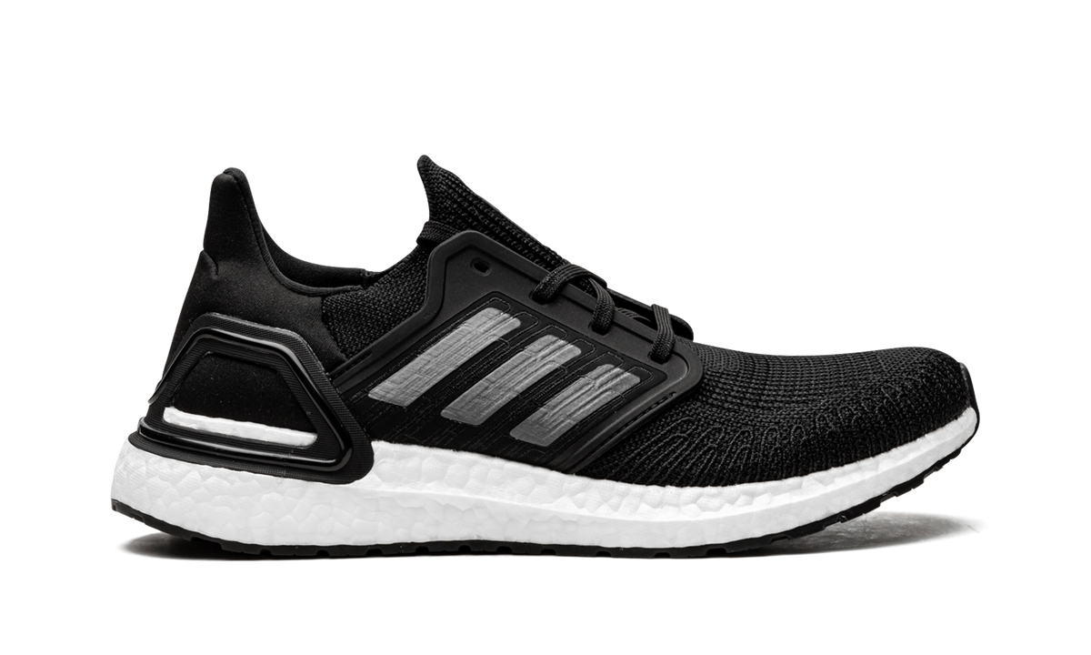 Overkicks - Adidas Ultra Boost 20 Core Black Night Metallic (EF1043) - detalle talon