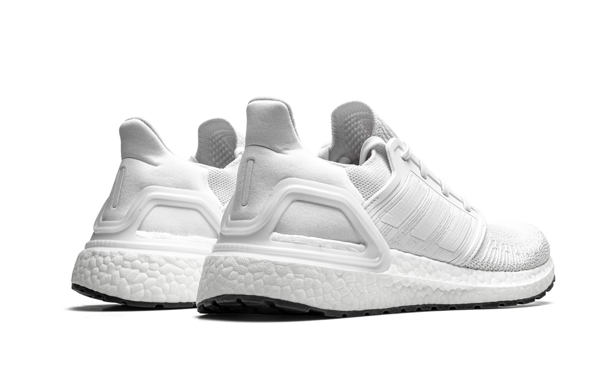 Overkicks - Adidas Ultra Boost 20 Triple White (EF1042) - par completo