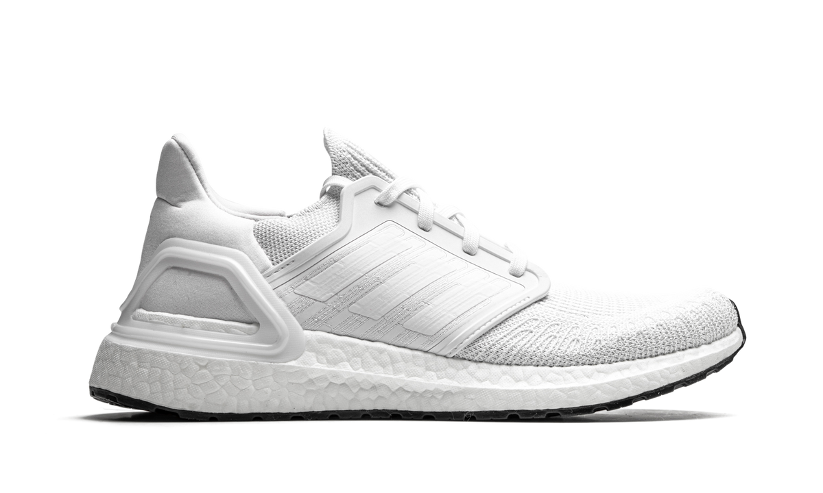 Overkicks - Adidas Ultra Boost 20 Triple White (EF1042) - detalle talon