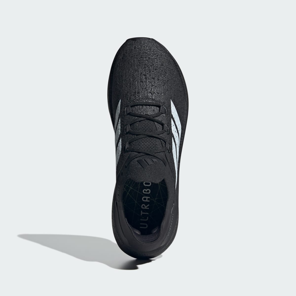 Overkicks - Adidas Ultra Boost 5 Strung Core Black Cloud White Iron Metallic (JQ2941) - par completo