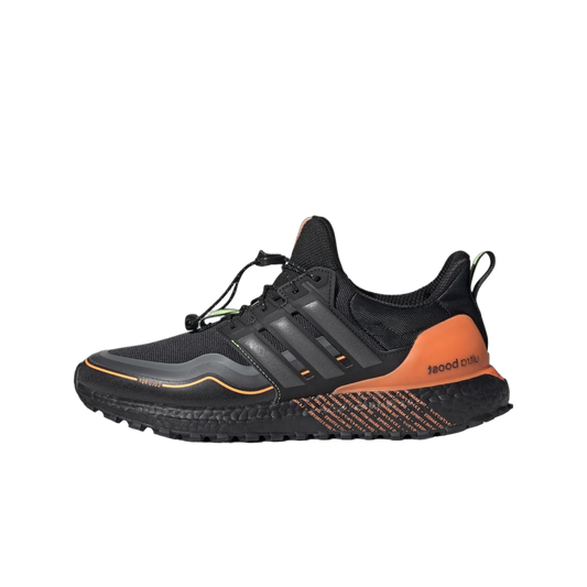 Overkicks - Adidas Ultra Boost COLD.Rdy DNA Black Orange (G54860) - vista lateral